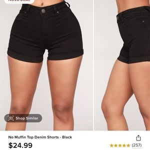 Black Shorts- Size 5
